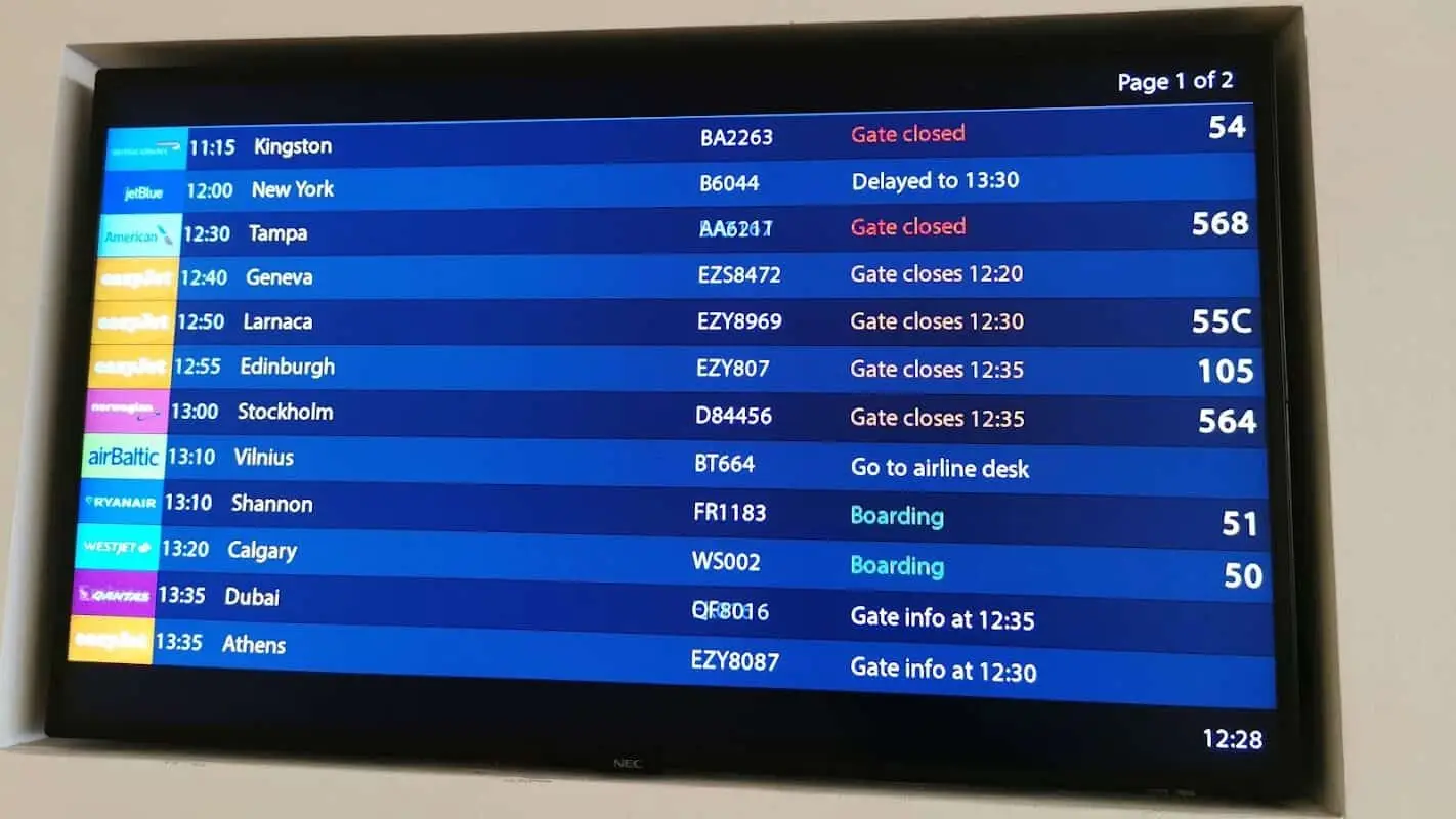 Jetblue LGW JFK Verspaetung