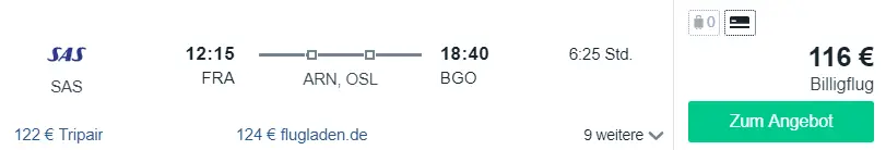 frankfurt bergen zwei stops
