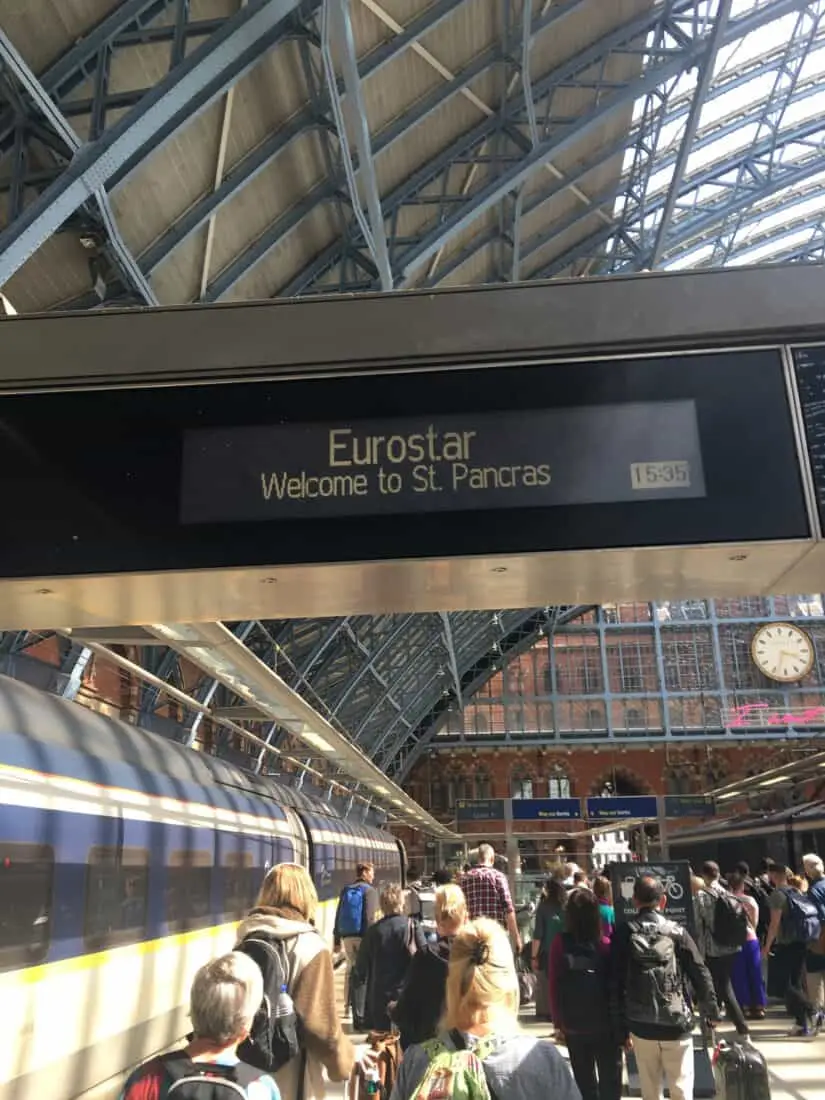 EuroStar Ankunft London