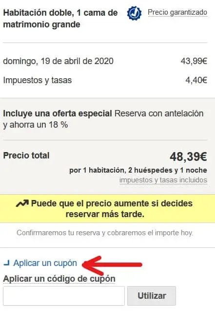 hoteles es coupon