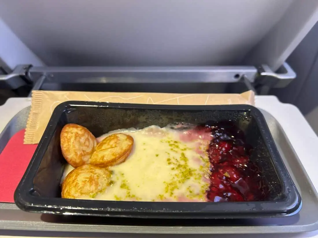 Eurowings Bizclass Griessbrei