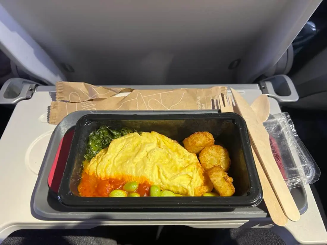 Eurowings Bizclass Omelette
