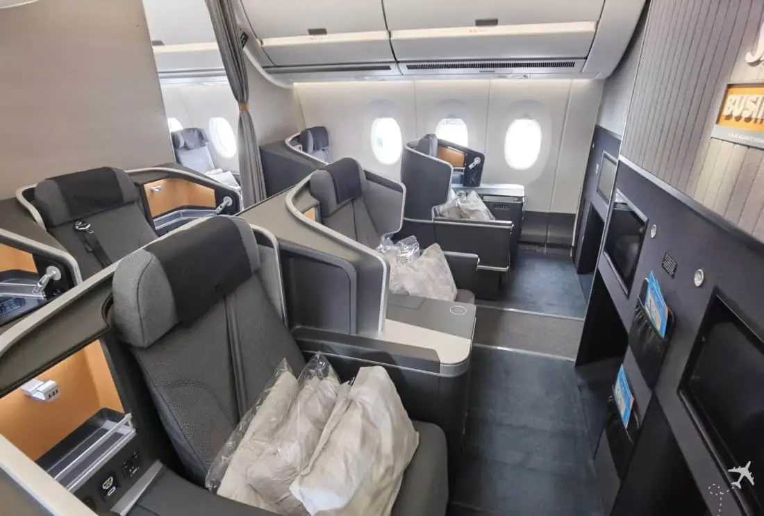 SAS Business Class LAX CPH Sitze Bulkhead