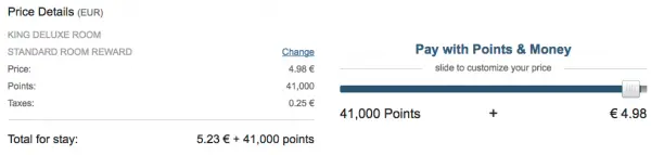 Hilton Honors Points&Money