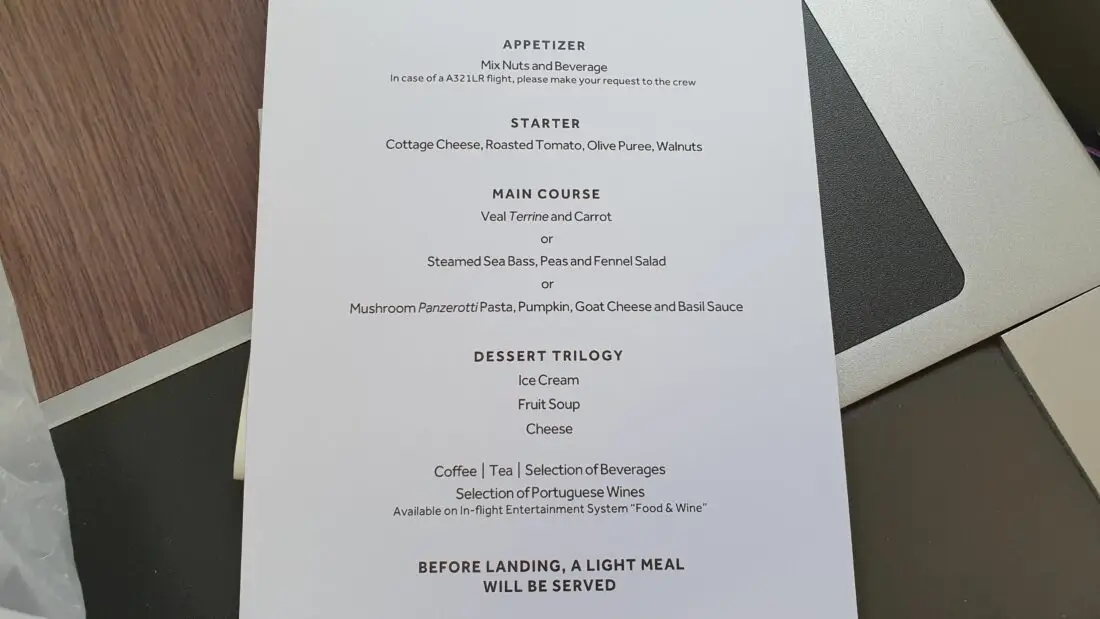 tap business menu