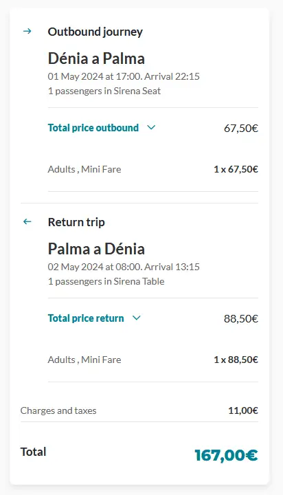 Redeem Balearia Promotional Code IVa