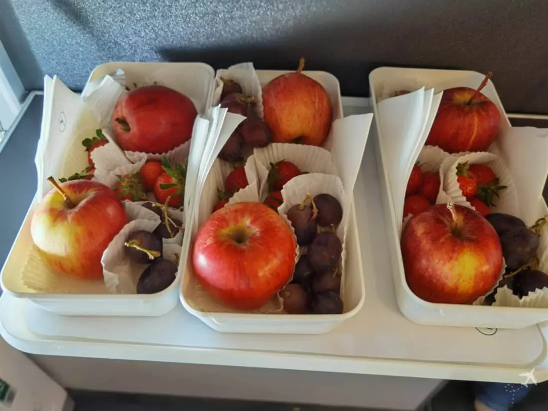 LH Biz MUC YYZ Fruechte