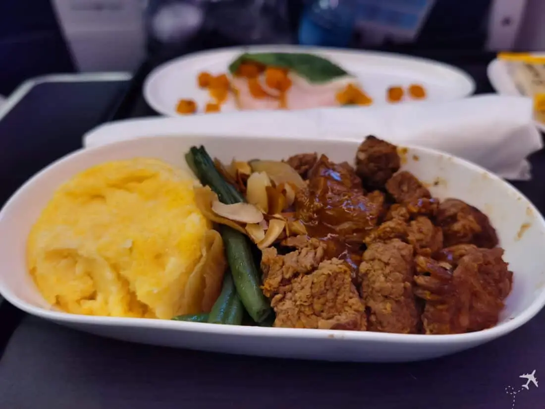 Air NZ Prem Eco AKL ORD Nahansicht