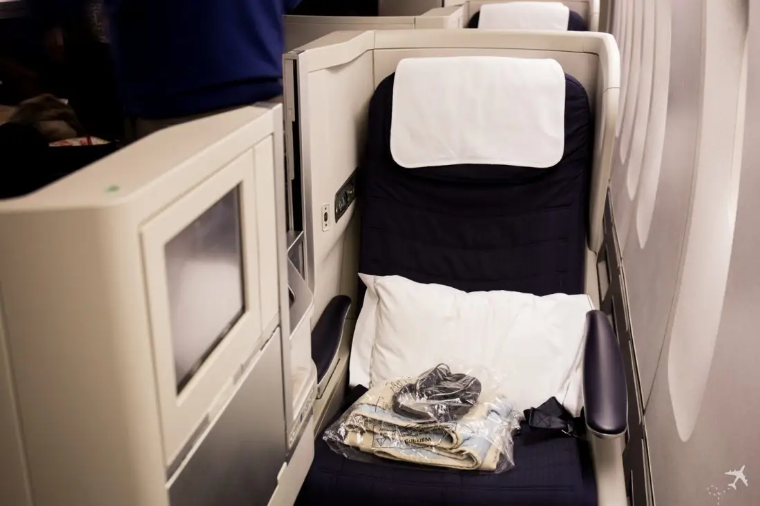 British Airways Club World Sitz