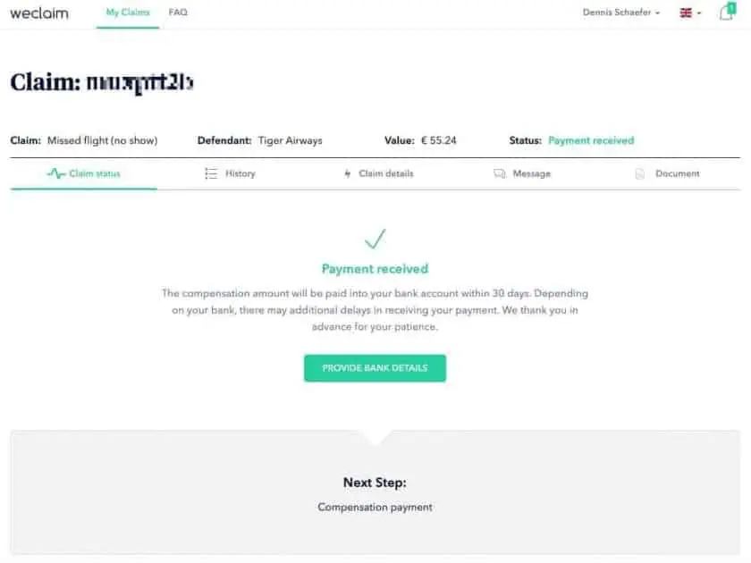 weclainm online platform