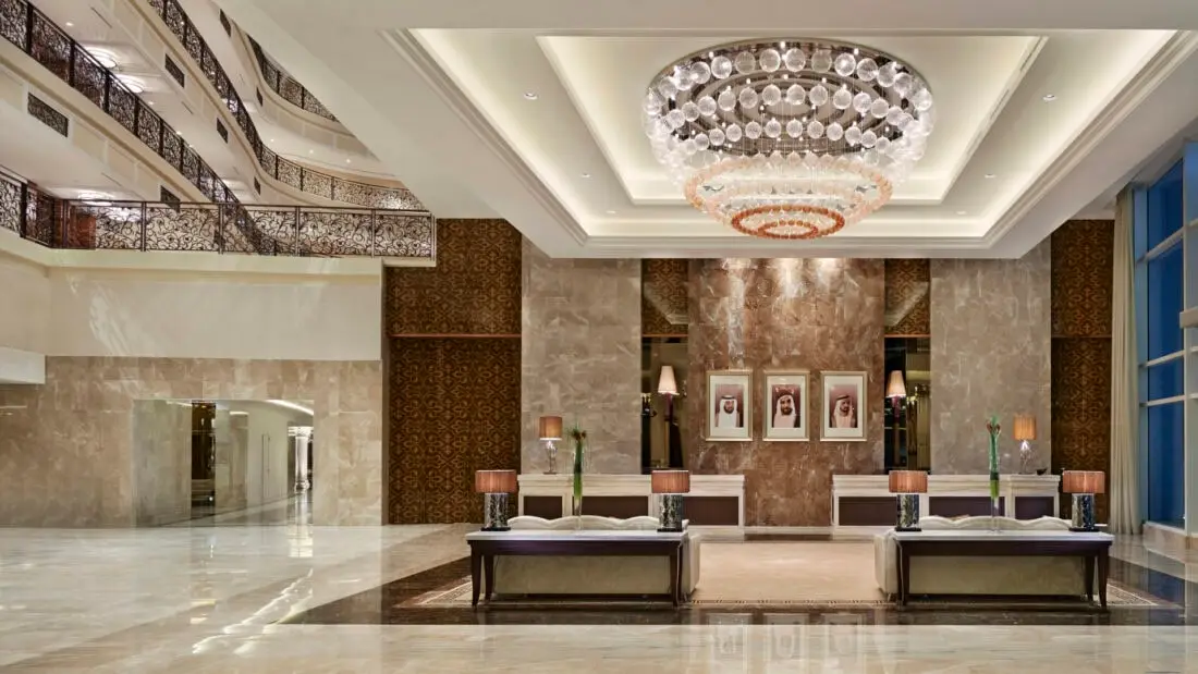 Waldorf Astoria Dubai Palm Jumeira Lobby reception