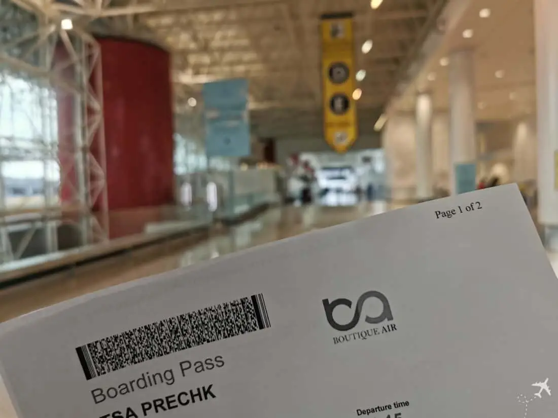 Boutique Air Boarding Pass