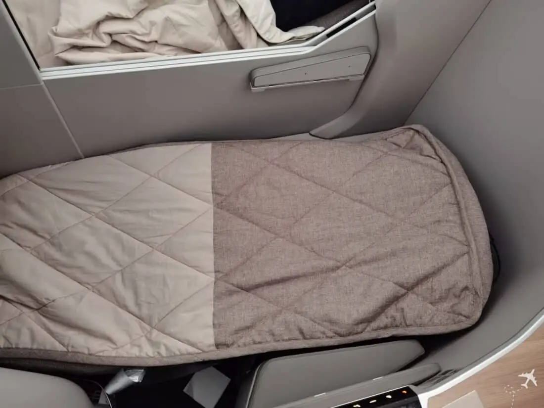 neue Iberia Business Class A350 Schlafkomfort
