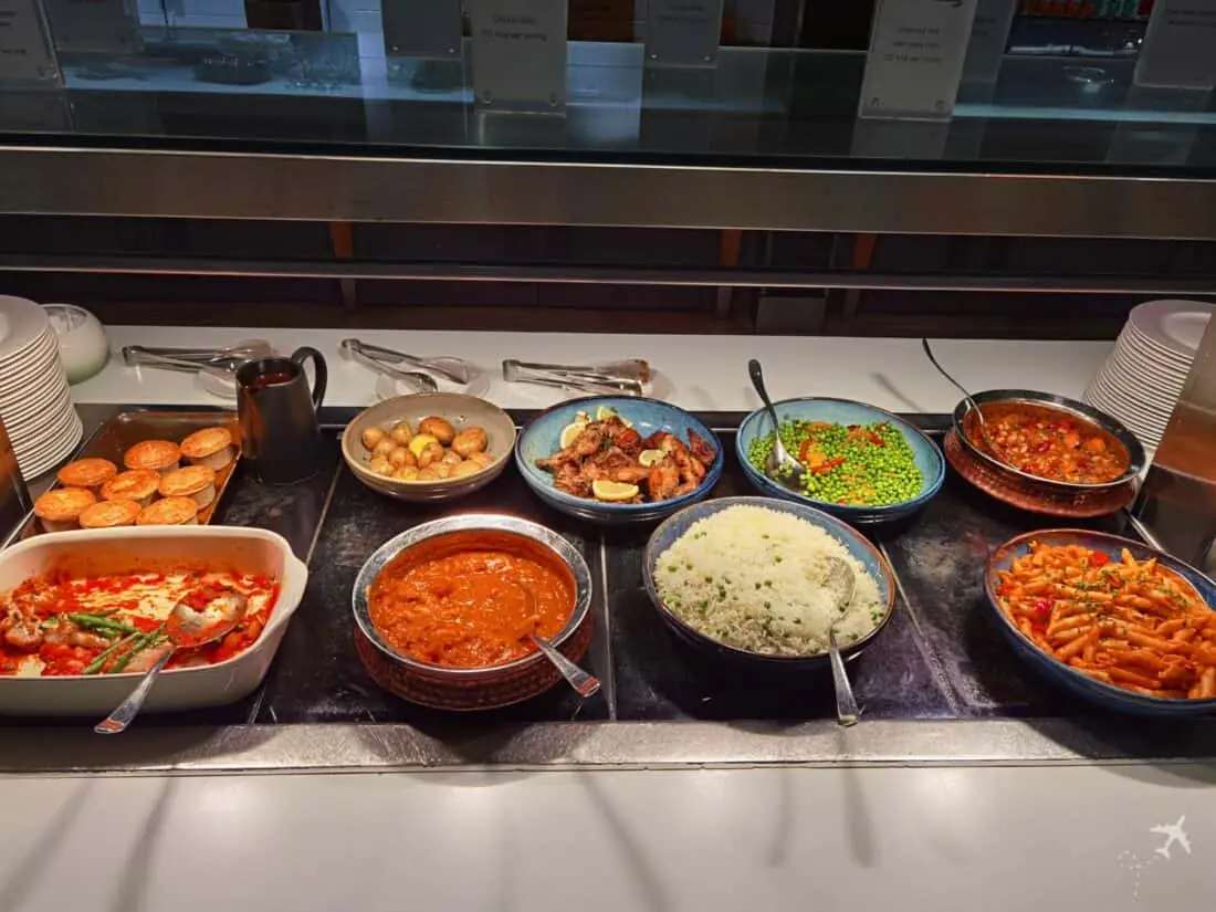 BA F Lounge LHR T3 Buffet 2