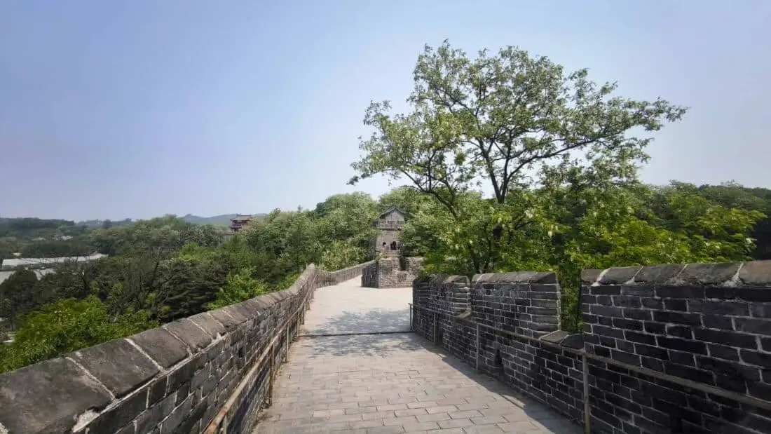 Dandong leere Mauer