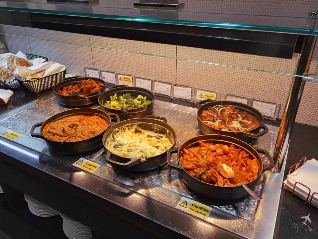 Centurion Lounge LHR Buffet
