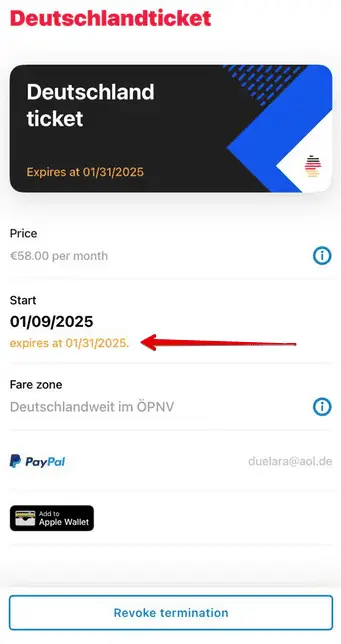 Cancel Deutschlandticket II