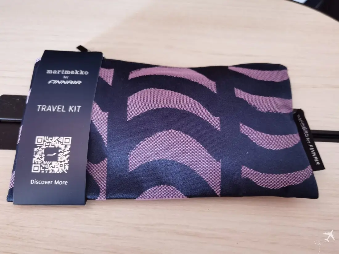 Finnair Business Class HEL JFK Amenity Kit