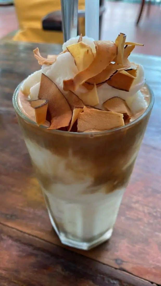 Kokosnuss Kaffee