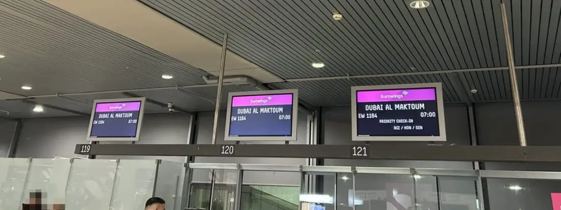 Eurowings Bizclass Check In II