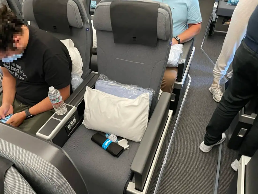SAS Premium Economy LAX CPH Review Sitz Generell