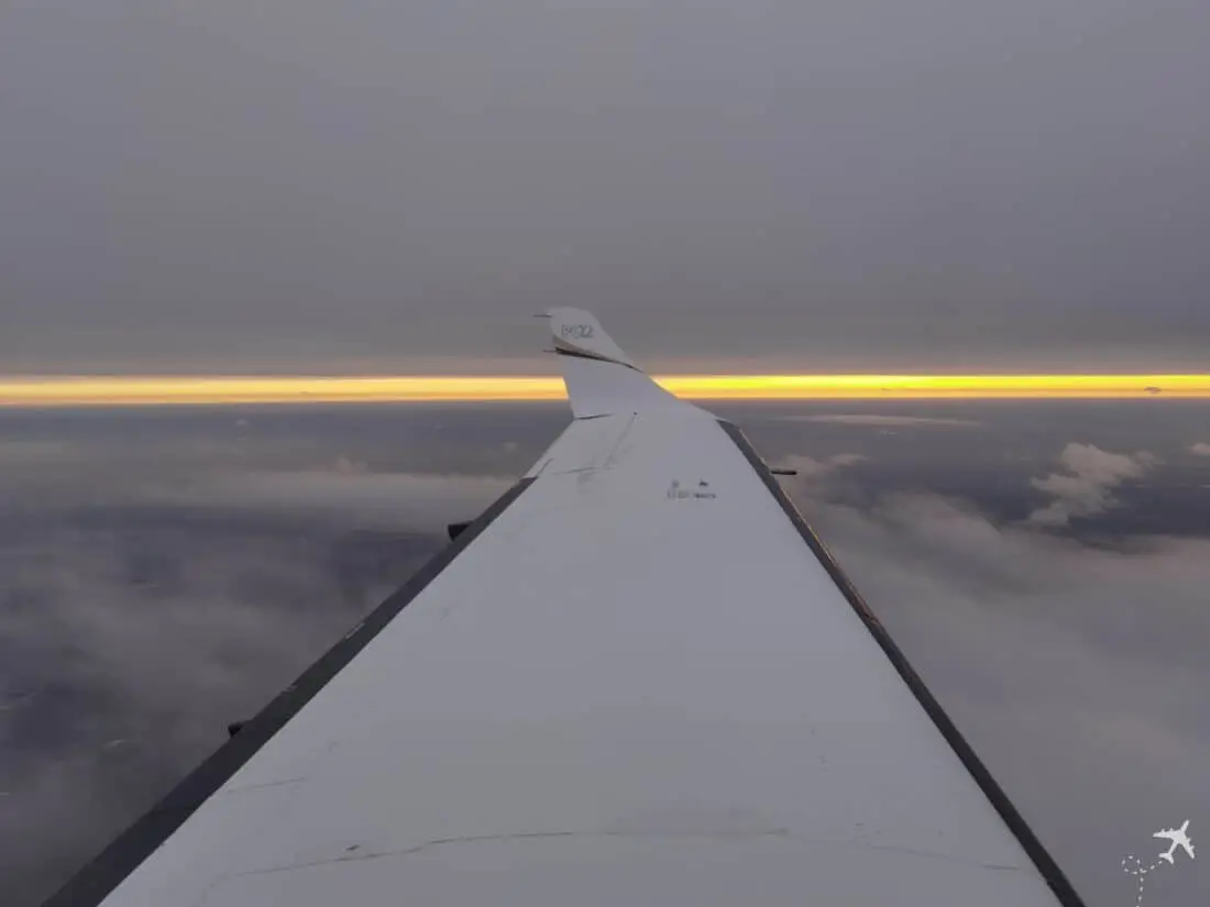 Boutique Air PC 12 Sonnenuntergang