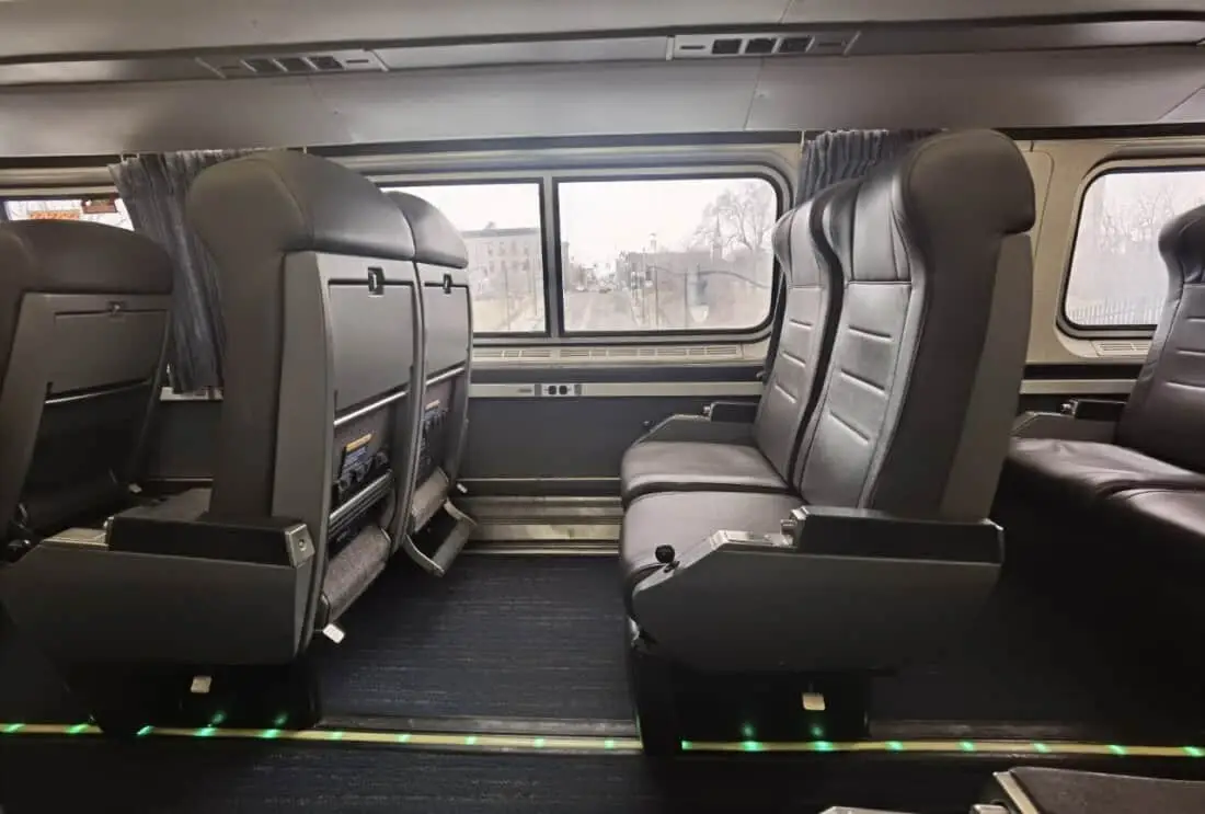 Amtrak Amfleet II Sitze