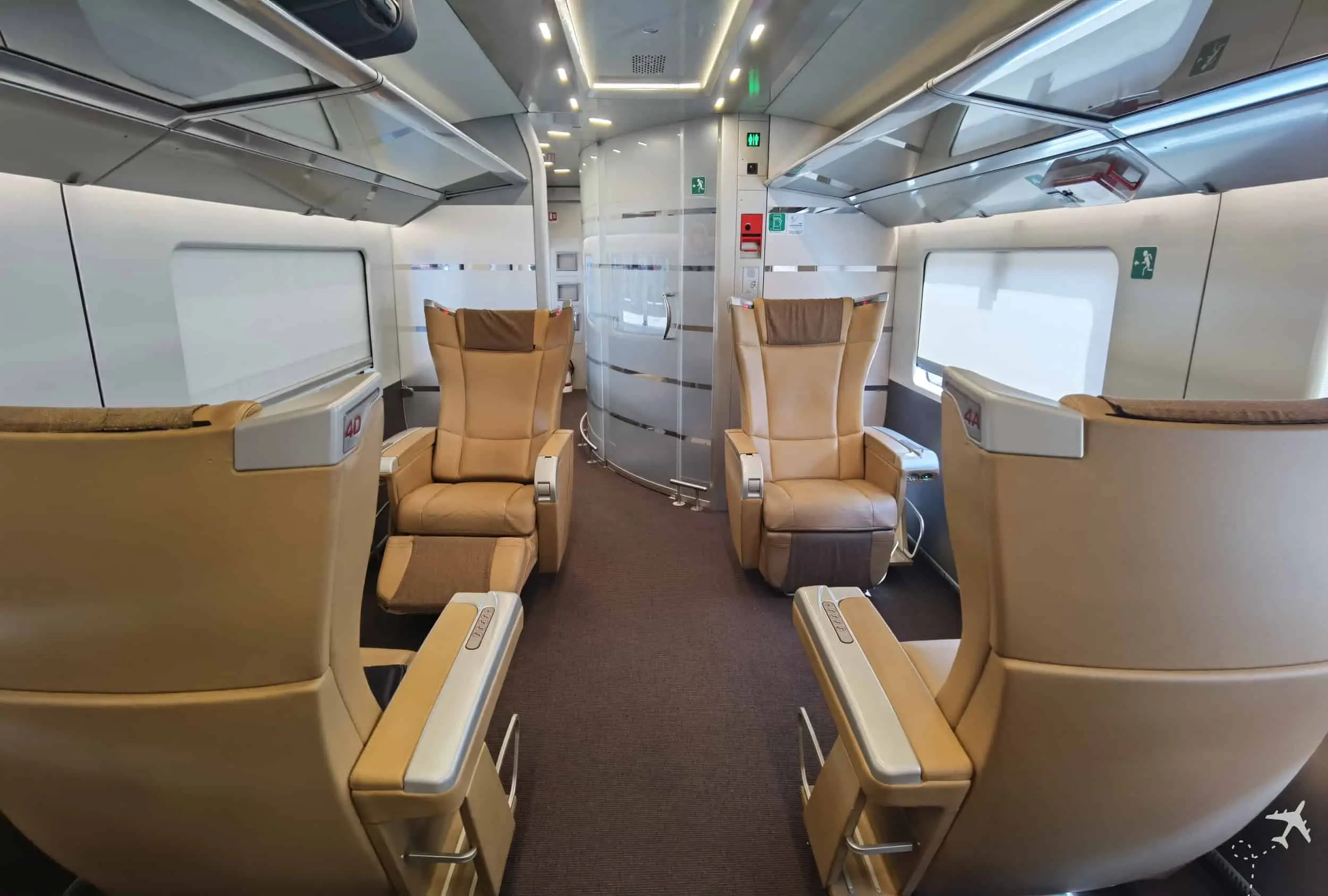 Trenitalia Executive Class Sitze und Meeting Raum