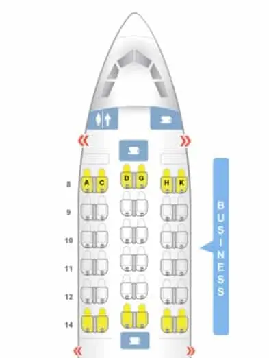 Bewertung EgyptAir Business Class A330 BKK CAI SeatMap 