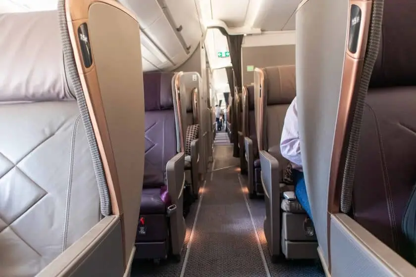 Singapore Airlines A350 Business Class Gang