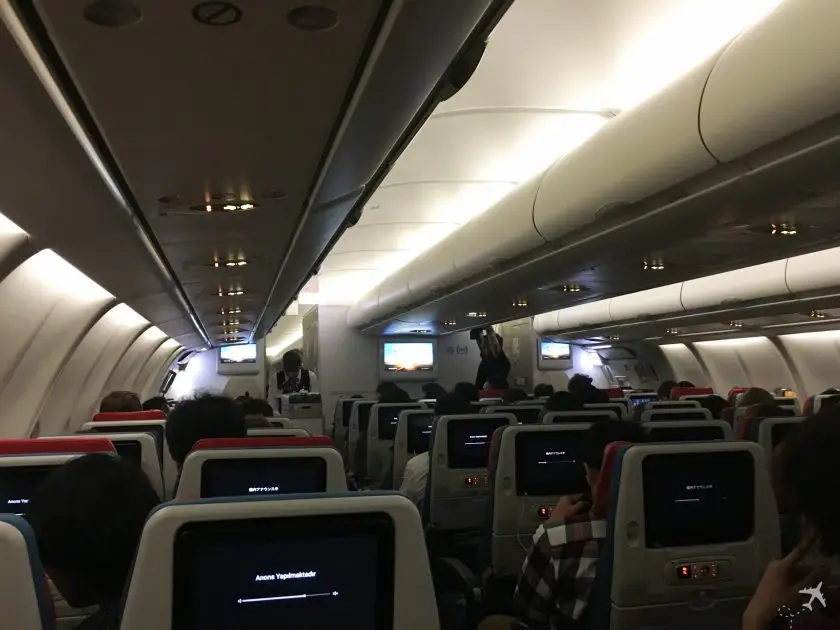 Turkish Airlines Economy Class Kabine Airbus A330