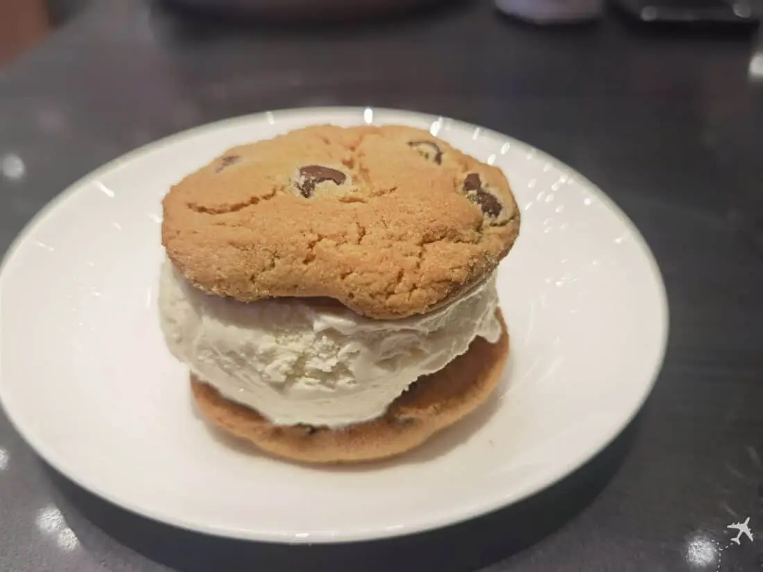 Soho Lounge JFK Ice Cream SAndwich