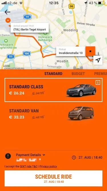 SIXT Ride 25 Gutschein