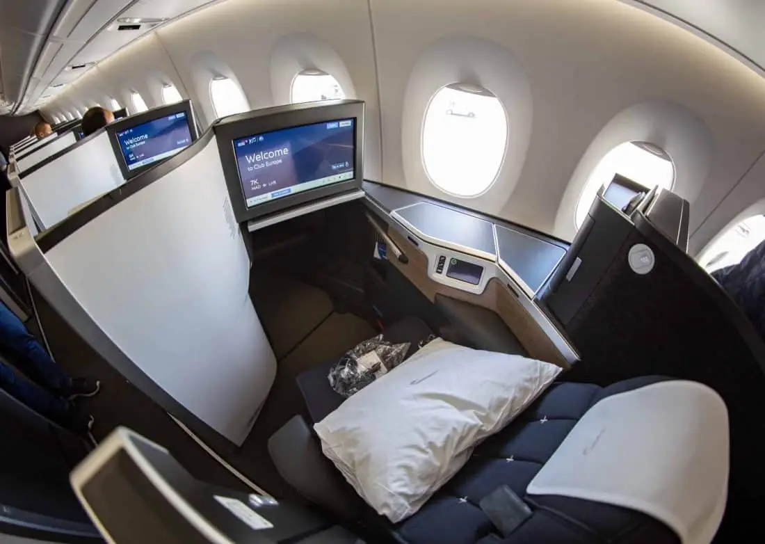 British Airways Club Suite Seat Window