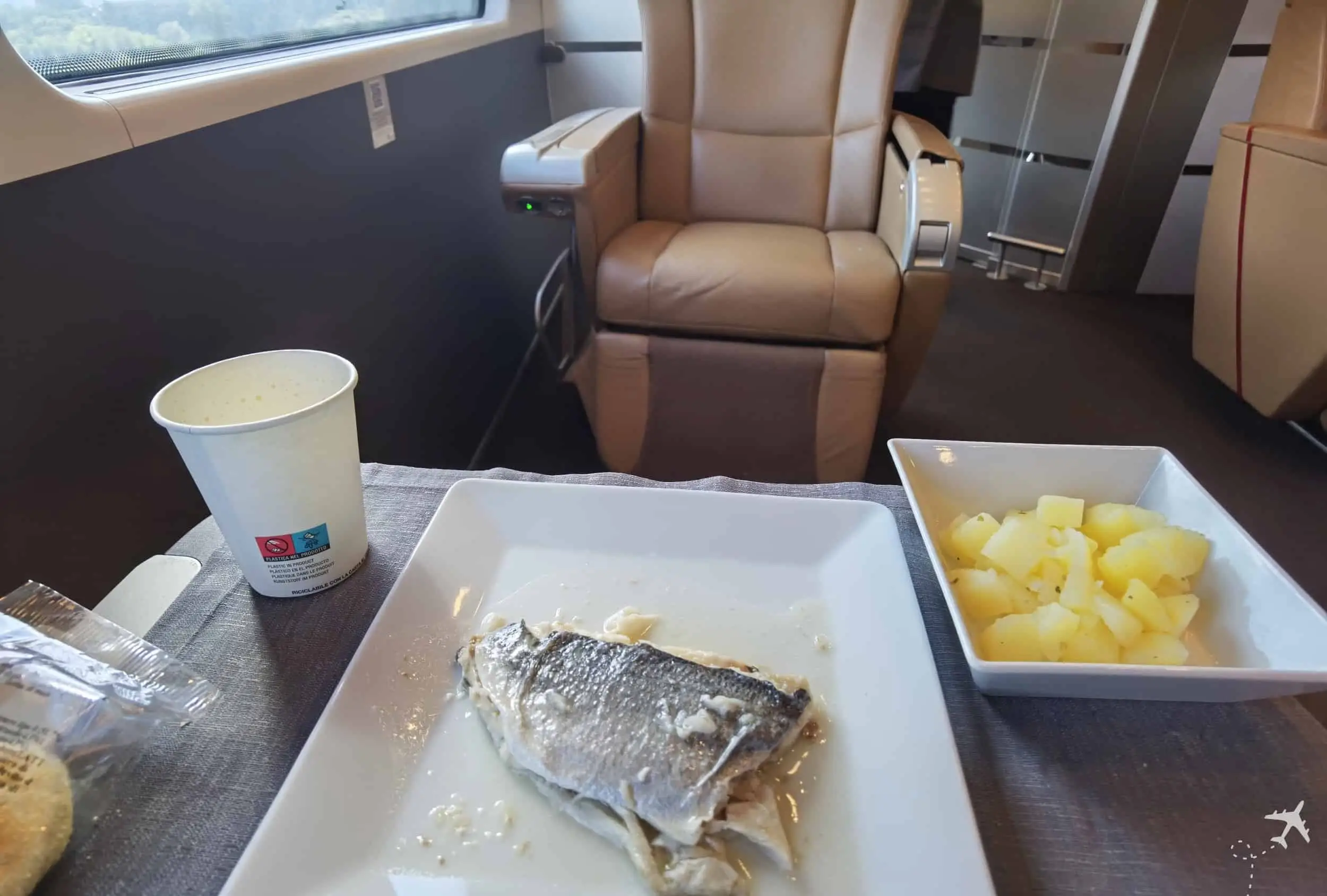 Trenitalia Executive Class Hauptspeise Fisch