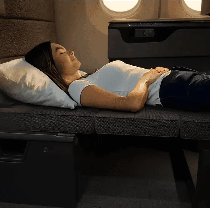 ANA 789 The Room FX Business Class Recline Example iii