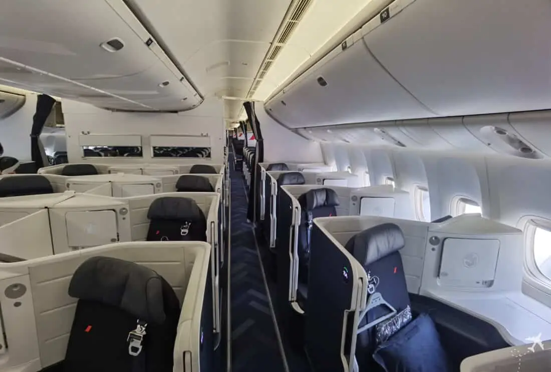 AF Business CDG ICN Kabine