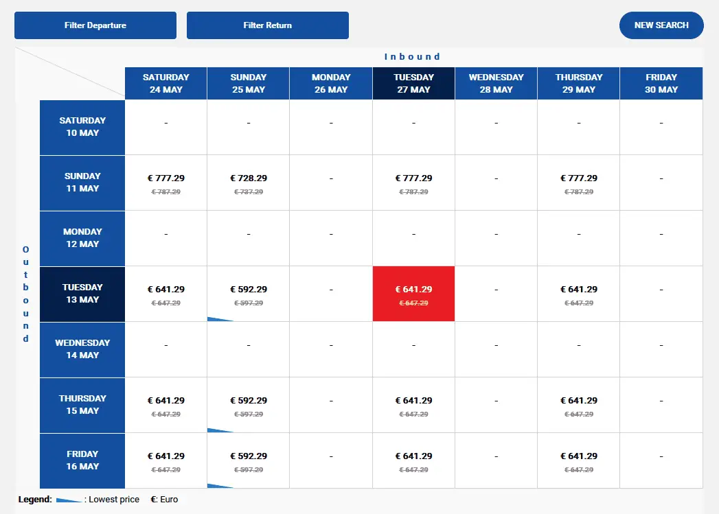 Air China calendar II