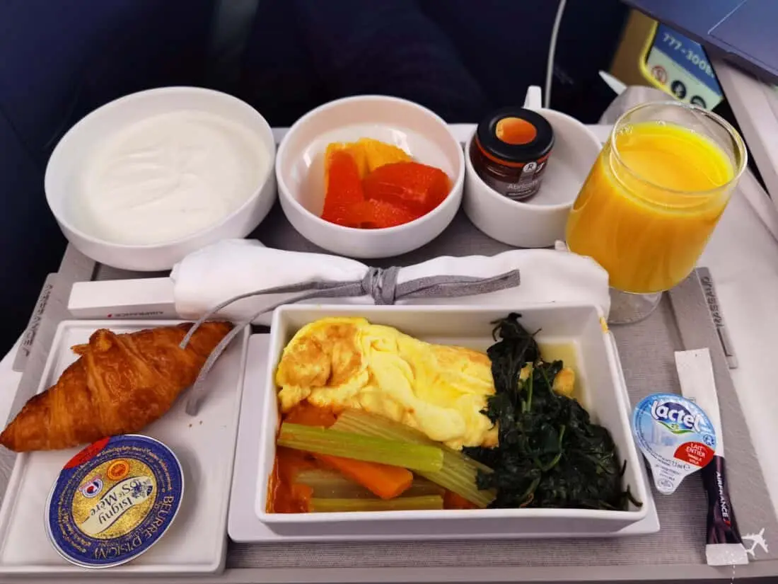AF Business CDG ICN Fruehstueck