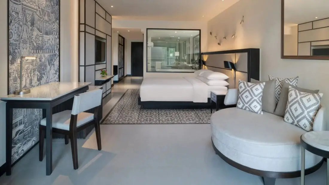 Hyatt Regency Phuket King Bed Living Area