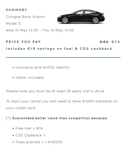 Tesla Cologne Bonn Airport