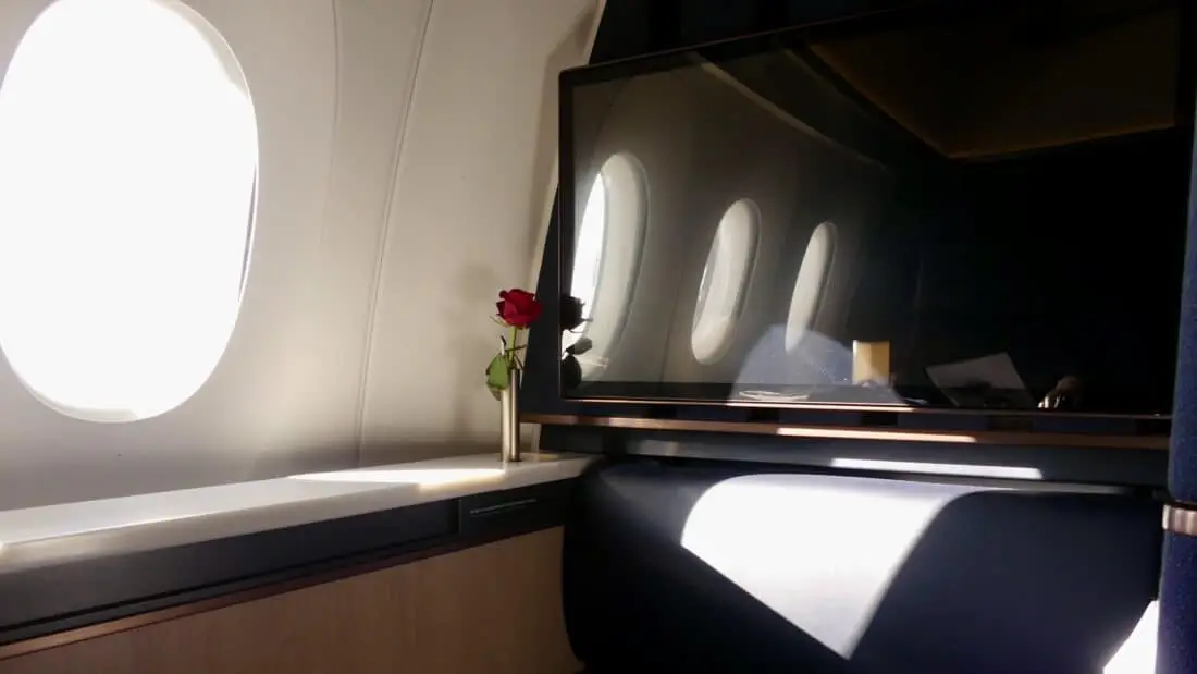 Lufthansa Allegris First Class Fenster Suite